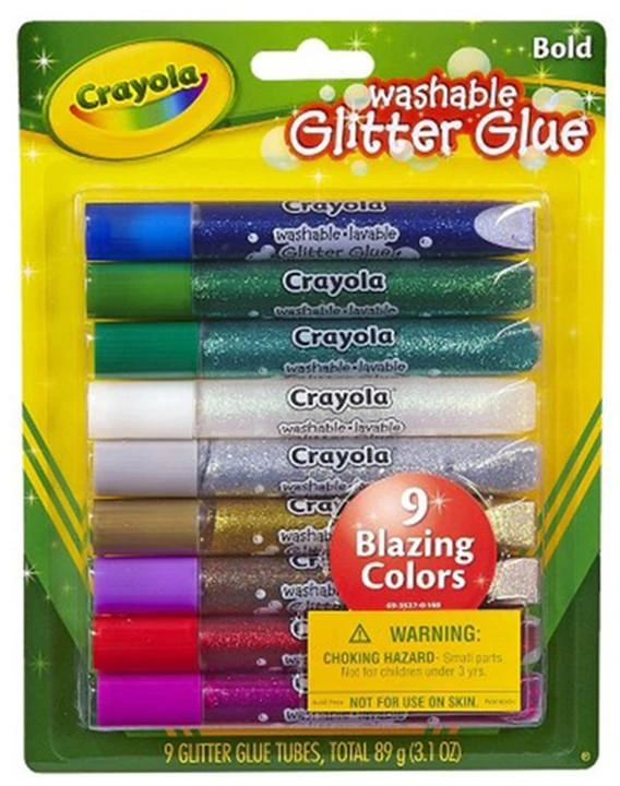 Crayola, Inc. Crayola Blizgantys klijai (9 vnt.)