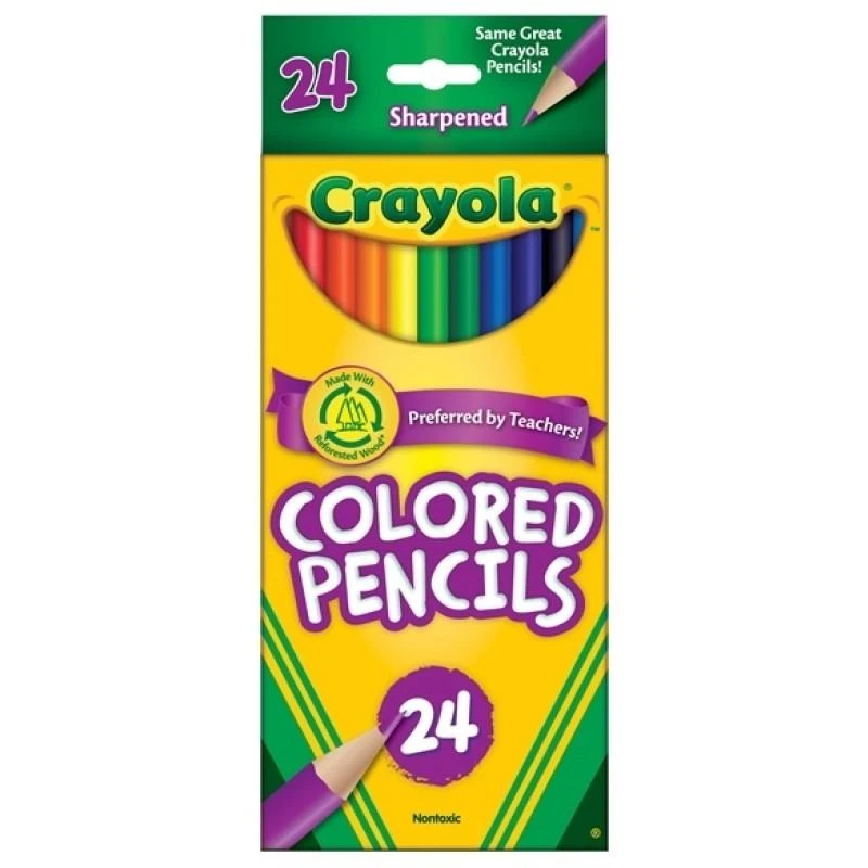 Crayola, Inc. Crayola Spalvoti pieštukai (24 vnt.)