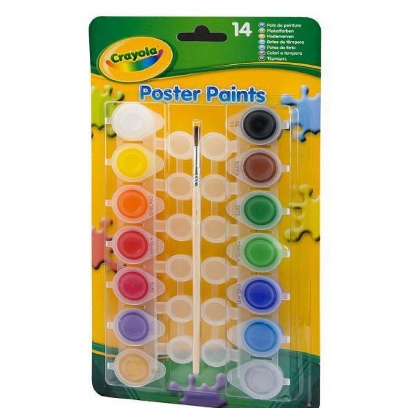 Crayola, Inc. Crayola Vandeniniai dažai (14 spalvų)