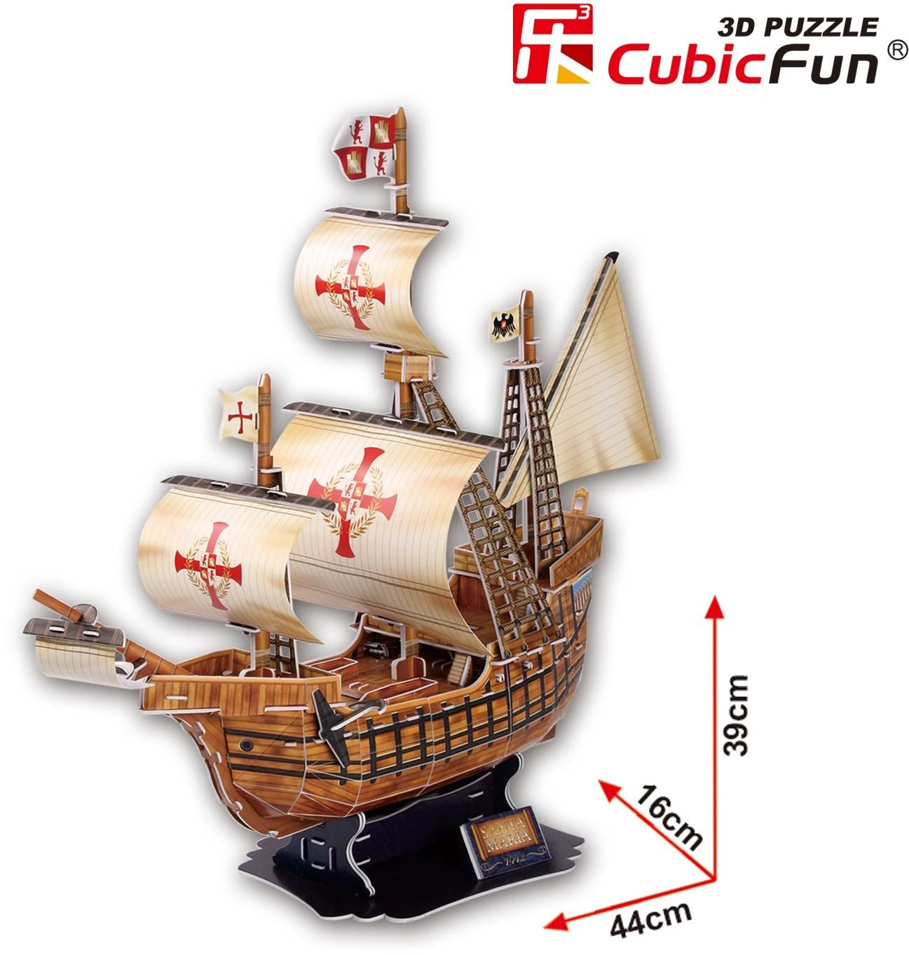 CubicFun 3D dėlionė Laivas „Santa Maria"