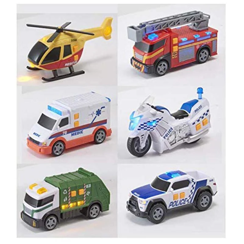 TEAMSTERZ Maža transporto priemonė su šviesomis ir garsais