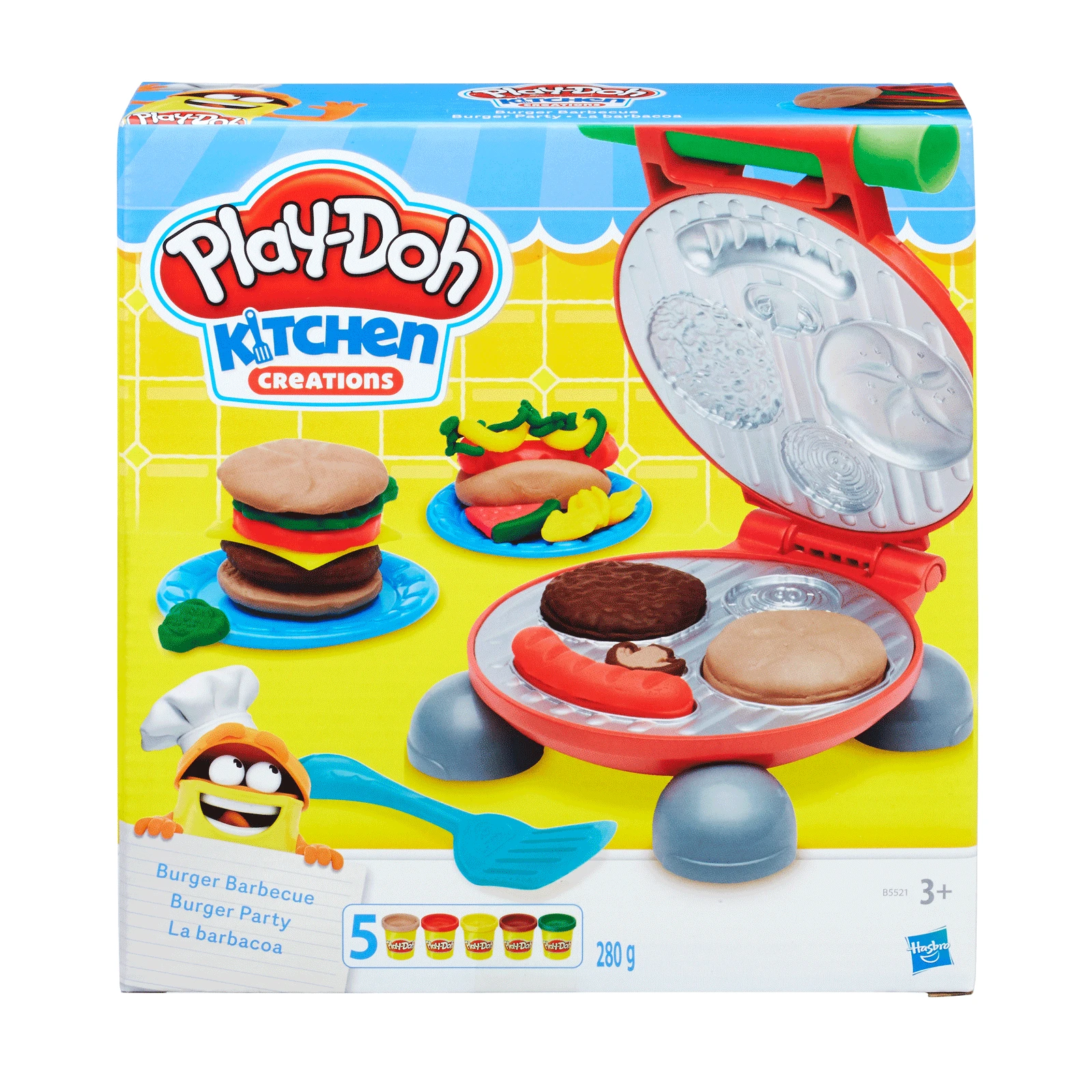 PLAY-DOH Plastilino rinkinys „Mėsainiai“