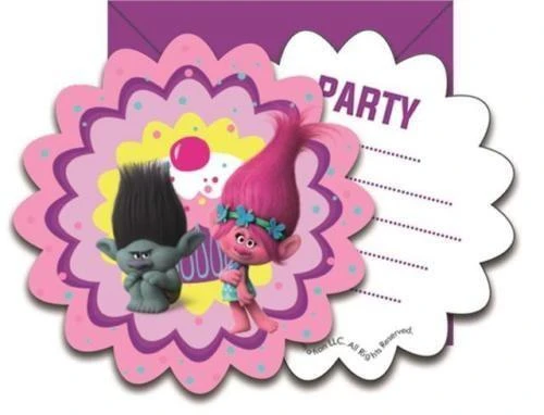 Globos Europe Bv Procos Trolls Kutsed ja ümbrikud (6tk)