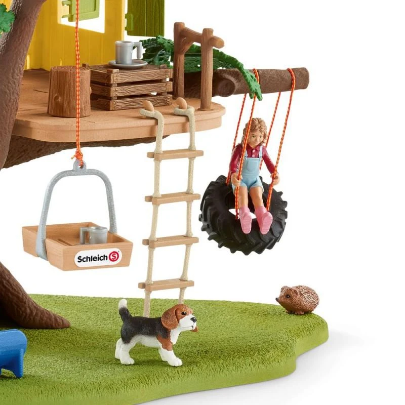 SCHLEICH „Naminiai gyvūnai“ Rinkinys - Namelis Medyje