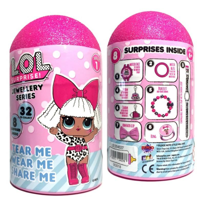 L.O.L Surprise SINCO L.O.L. Papuošalų rinkinys, 16 vnt.