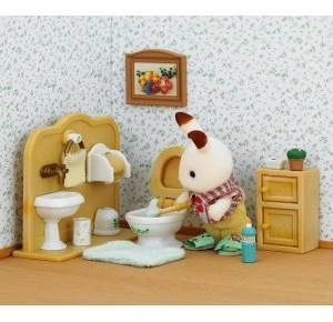 Sylvanian Families Triušiukas ir vonios kambarys