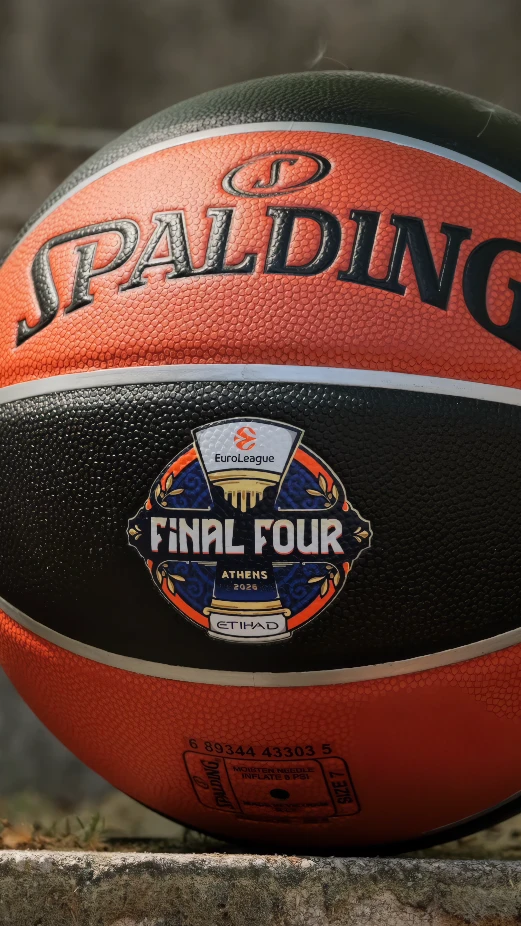 Krepšinio kamuolys SPALDING EUROLEAGUE F4 ATHENS 2026 TF-1000™ LEGACY DYDIS 7