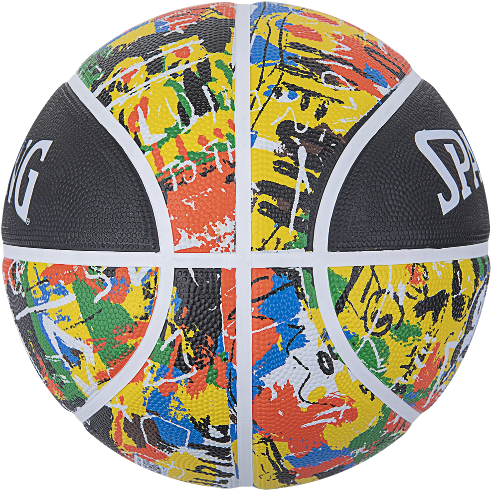 KREPŠINIO KAMUOLYS SPALDING RAINBOW GRAFFITI 5 DYDIS