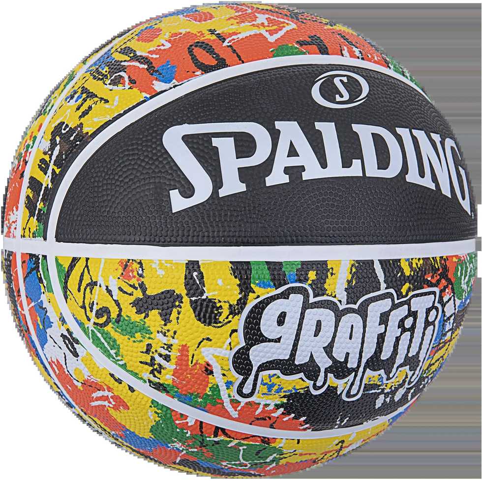 KREPŠINIO KAMUOLYS SPALDING RAINBOW GRAFFITI 5 DYDIS