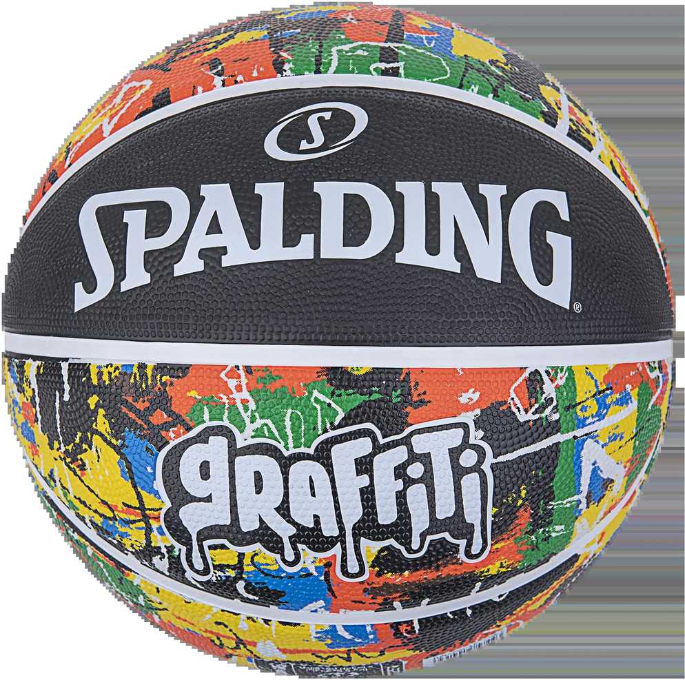 KREPŠINIO KAMUOLYS SPALDING RAINBOW GRAFFITI 5 DYDIS