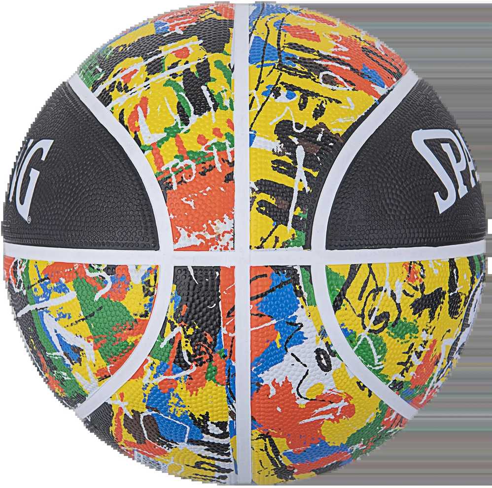 KREPŠINIO KAMUOLYS SPALDING RAINBOW GRAFFITI 5 DYDIS