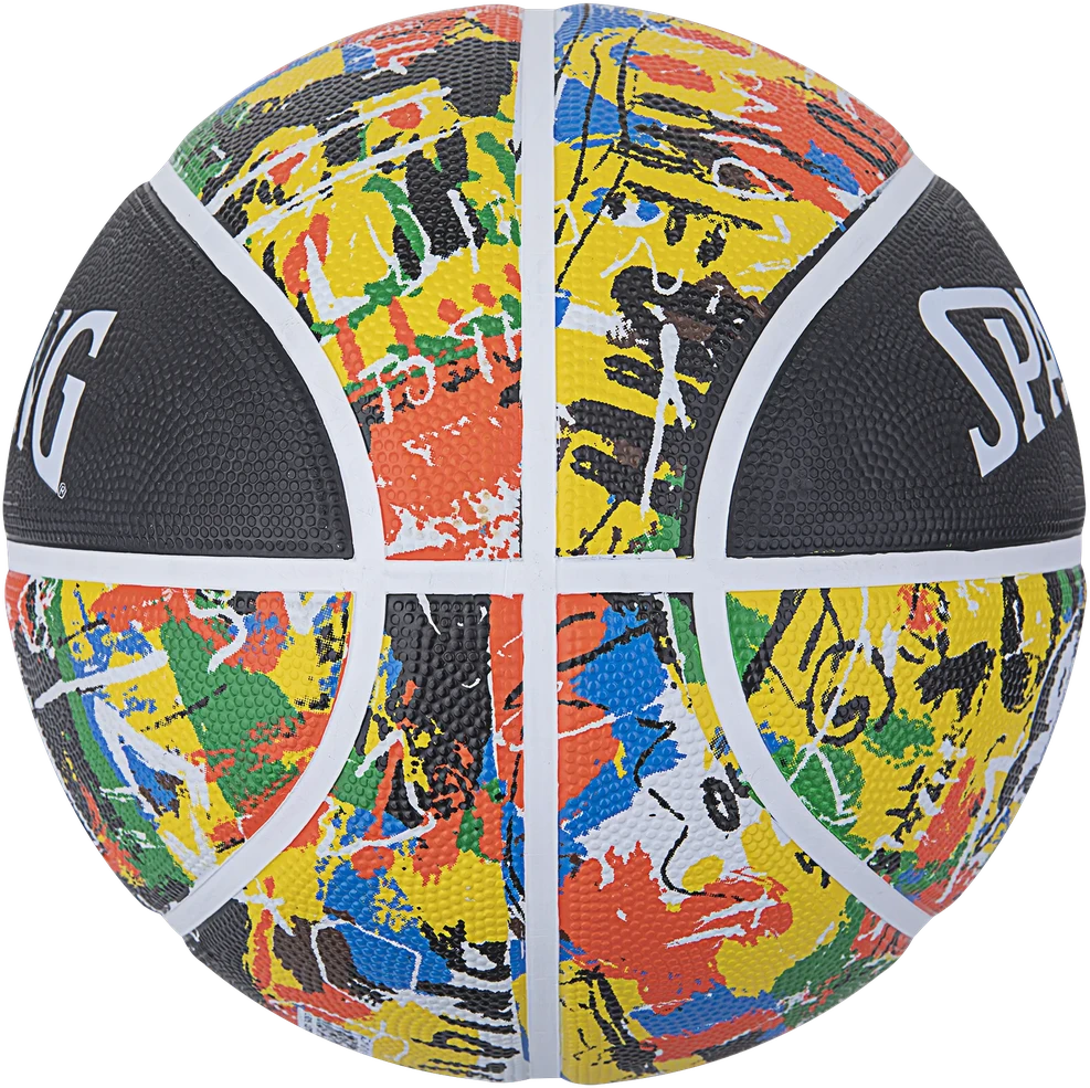 BASKETBALL SPALDING RAINBOW GRAFFITI (7 DYDIS)