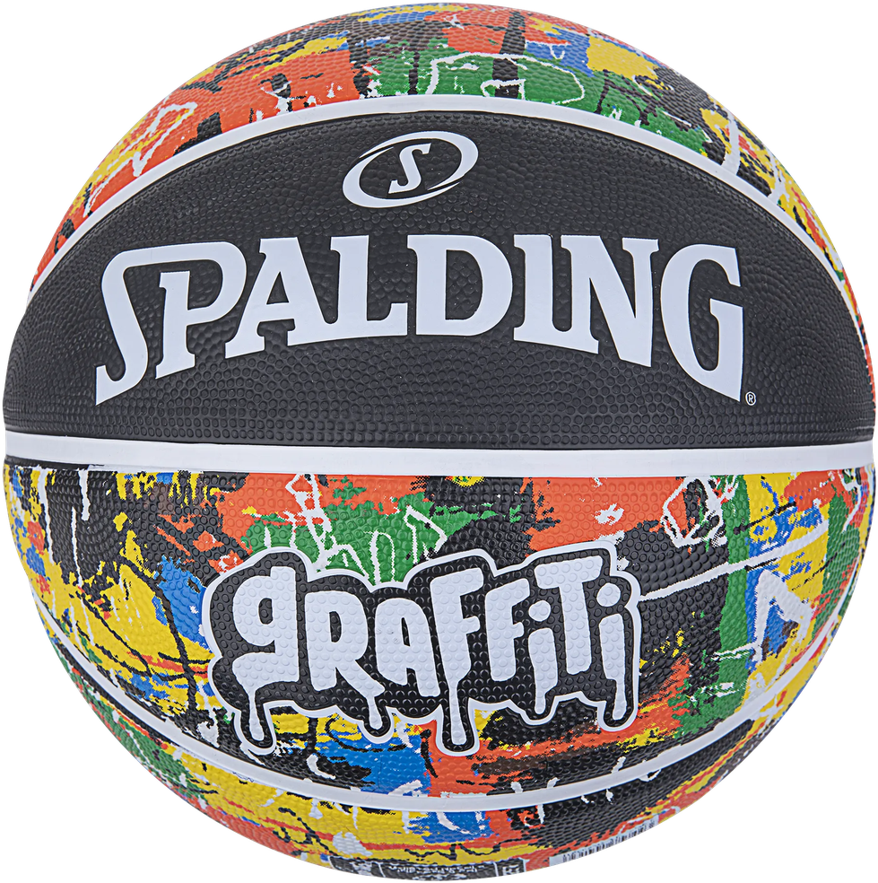 KREPŠINIO KAMUOLYS SPALDING RAINBOW GRAFFITI 5 DYDIS