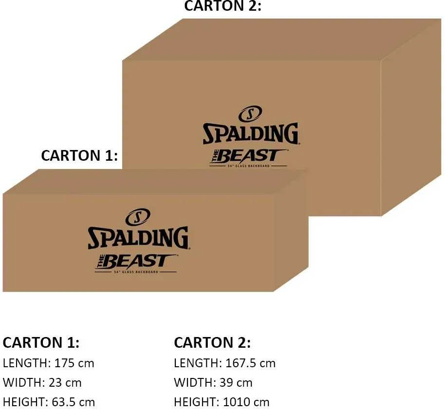 KREPŠINIO STOVAS SPALDING THE BEAST™ 54”