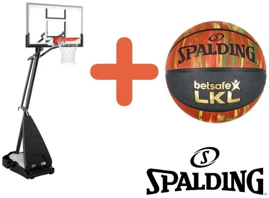 KREPŠINIO STOVAS SPALDING ULTIMATE HYBRID GLASS 54”