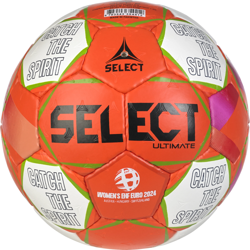 Select Rankinio kamuolys Ultimate EHF Euro Women v24 Official EHF Euro Ball size: 2
