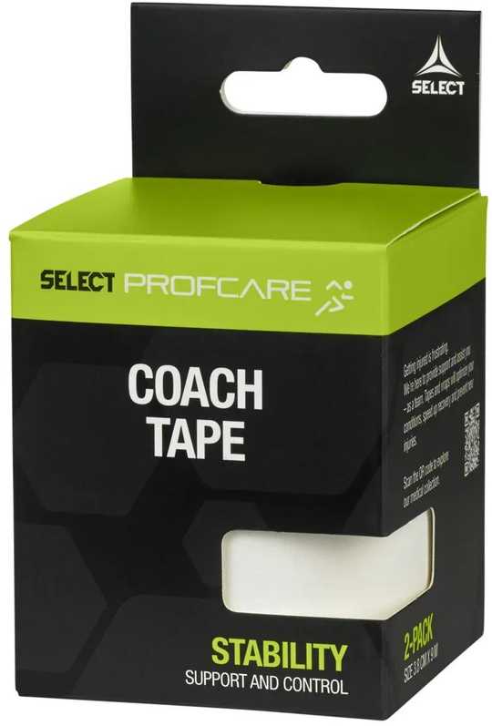 Sportinis teipas Select Coach Profcare, baltas, 3,8x900cm 13883