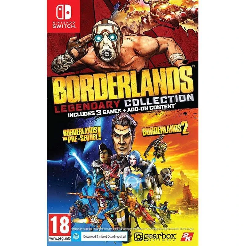„Borderlands“ legendinė kolekcija (kodas dėžutėje) – „Nintendo Switch“