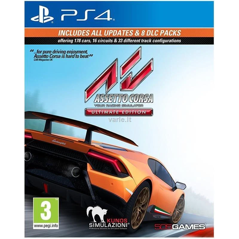 505 Games Assetto Corsa Ultimate Edition PS4