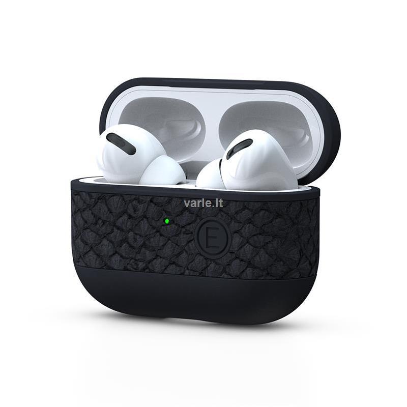 Njord by Elements Apsauginis dėklas Salmon Leather Vindur, skirtas Airpods  Pro, grafitas | Varle.lt