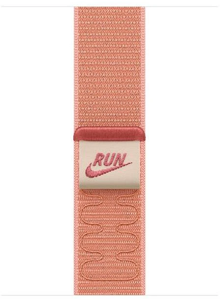 „Apple“ 42 mm „Alpenglow Rožinė Nike Sport Loop“ laikrodis
