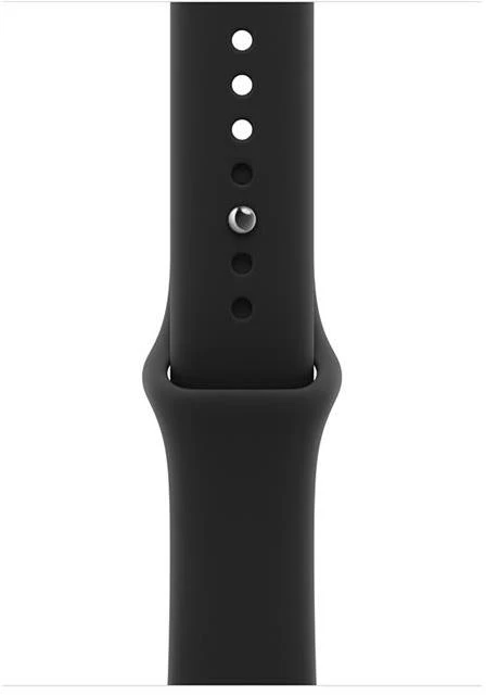 Apple 46 mm juoda sportinė juosta - S/M