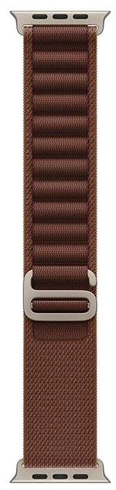 Apple Watch 49mm Burgundy Alpine Loop - Small - Natural Titanium Finish - MK7D4ZM/A