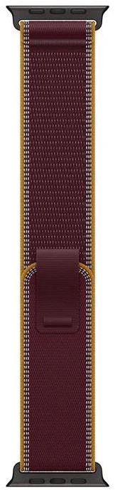 Apple Watch 49mm Burgundy Trail Loop - M/L - Juodas Titanium Finish - MKA94ZM/A