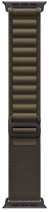 Apple 49mm Dark Olive Alpine Loop - Small - Black Titanium Finish