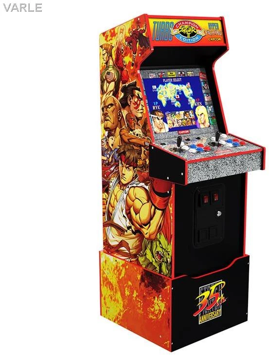 „Street Fighter Capcom“ žaidimų konsolė „Retro Arcade1up 14“ su „Wi-Fi“ ryšiu