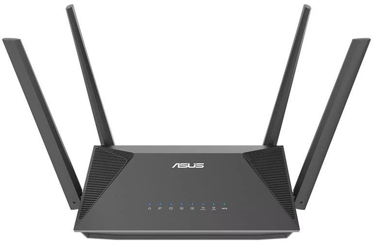 Belaidis maršrutizatorius Asus RT-AX52, Wi-Fi 6 (802.11ax), AX1800 (dvijuostis), Gigabit, AiMesh, MU-MIMO, VPN