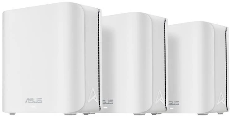Belaidė Mesh sistema Asus ZenWiFi BD4 (3 vnt.), Wi-Fi 7 (802.11be), BE3600 (dvijuostė), AiMesh, 2x 2.5G, iki 600 m²