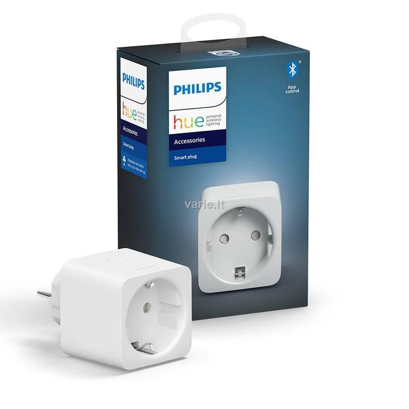Philips Hue | Hue Smart Plug Type F | ZigBee šviesos nuoroda | Baltas