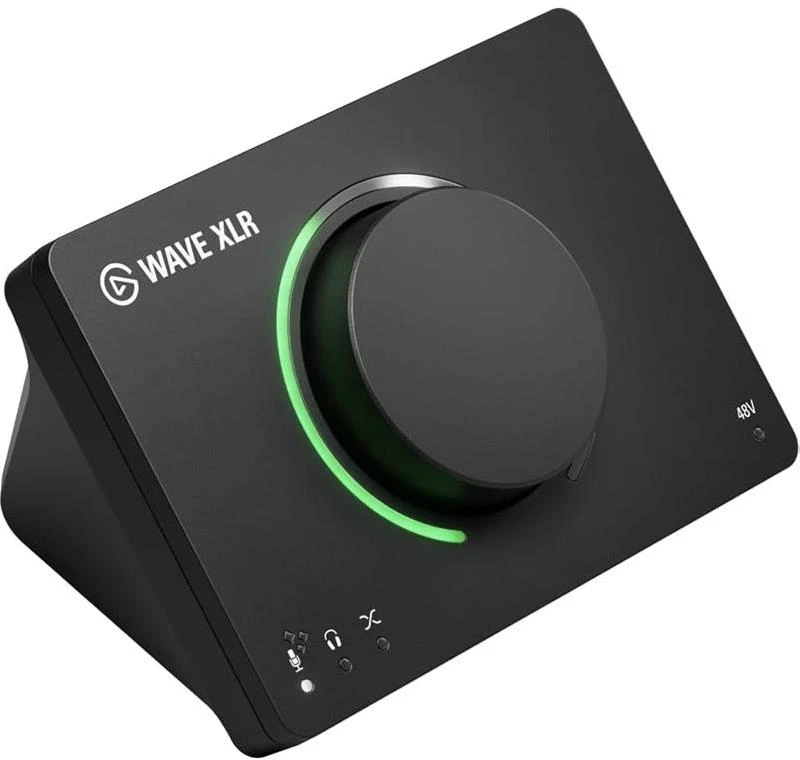 Elgato Wave XLR garso pultas su šviečiančiu ratuku