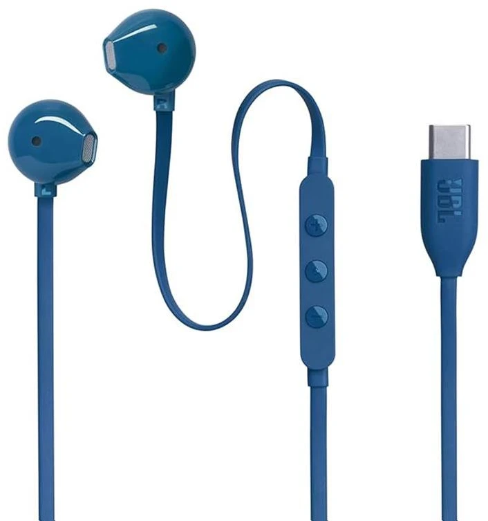 JBL TUNE 305C, AUSINĖS LAIDINĖS USB-C AUSINĖS SU AUKŠTA RAIŠKA, Mėlynas