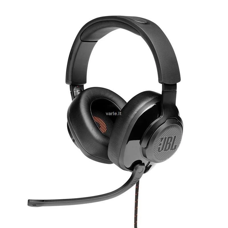Žaidimų ausinės JBL Quantum 200, Juodos