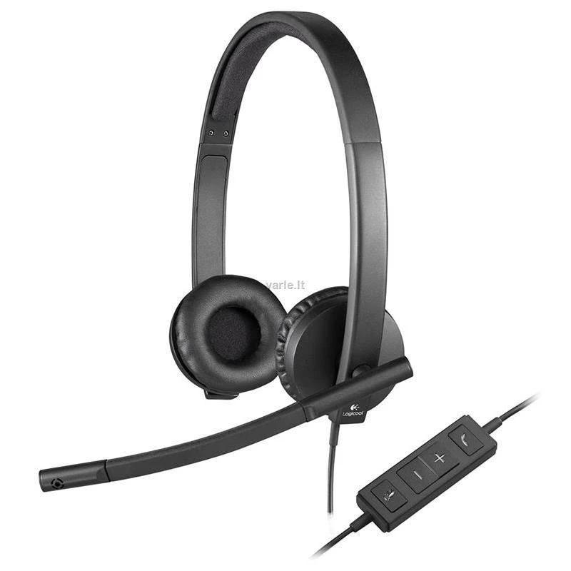 LOGITECH USB Ausinės H570e Ausinės on-ear su laidu