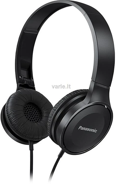 Stereofoninės ausinės Panasonic RP-HF100E-K, Juodos