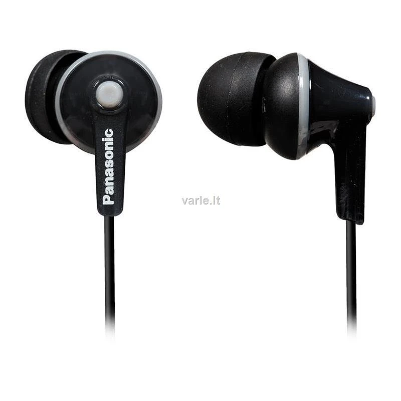 Įstatomos į ausis Ausinės Panasonic  RP-HJE125E-K, Juodos