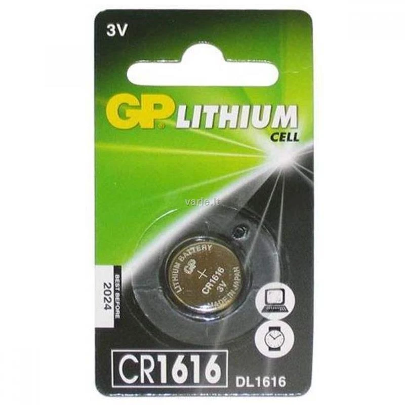 Baterija GP ličio CR 1616-C1 / 2181