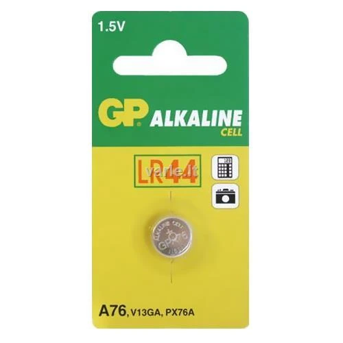 Baterija GP šarminė 76A-C1 / LR44 / LR1154 / AG13 / 102002