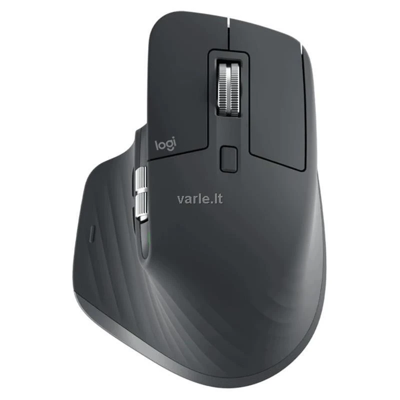 Pelė Logitech MX Master 3S, Juodos spalvos aprašymas - Prekės nuotrauka Pelė Logitech MX Master 3S, Juodos spalvos aprašymas - Prekės nuotrauka