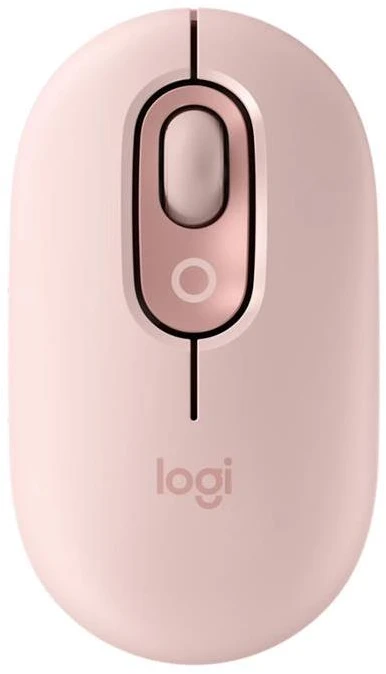 LOGITECH POP pelė su jaustukais – ROSE – BT – EMEA28i-935 – FY25,TERRA
