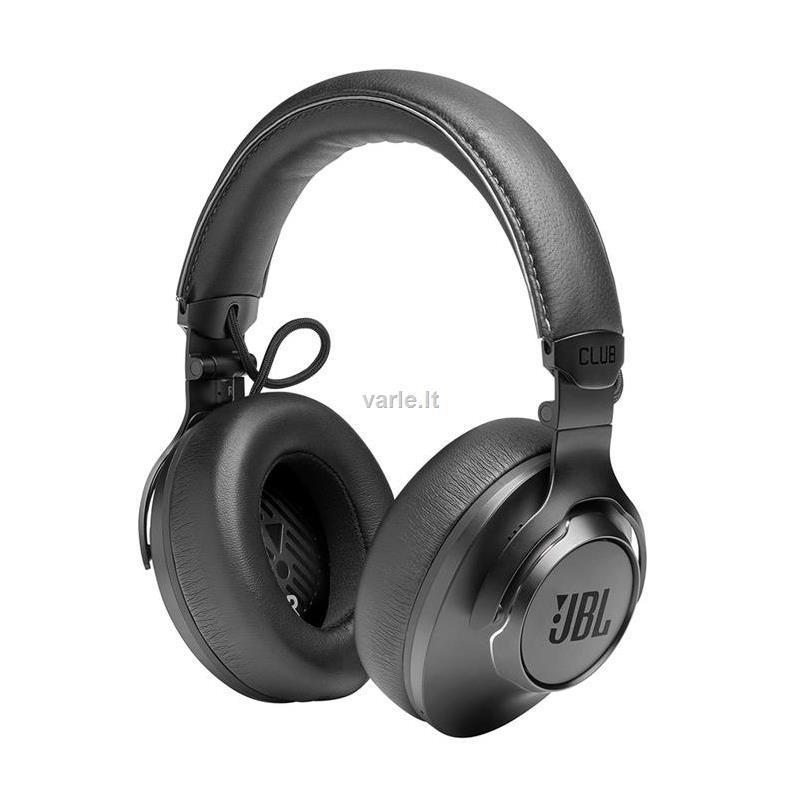 Belaidės ausinės su aktyviu triukšmo slopinimu JBL Club One, juodos |  Varle.lt