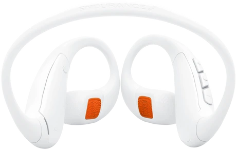 Belaidės ausinės JBL Endurance Pace, baltos spalvos