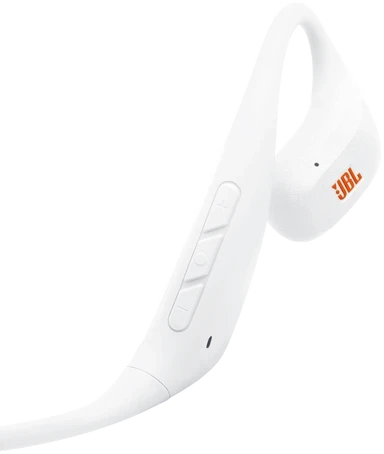 Belaidės ausinės JBL Endurance Pace, baltos spalvos