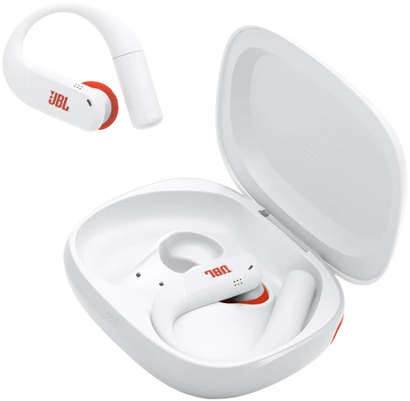 Belaidės ausinės JBL Endurance Peak 4, Baltos