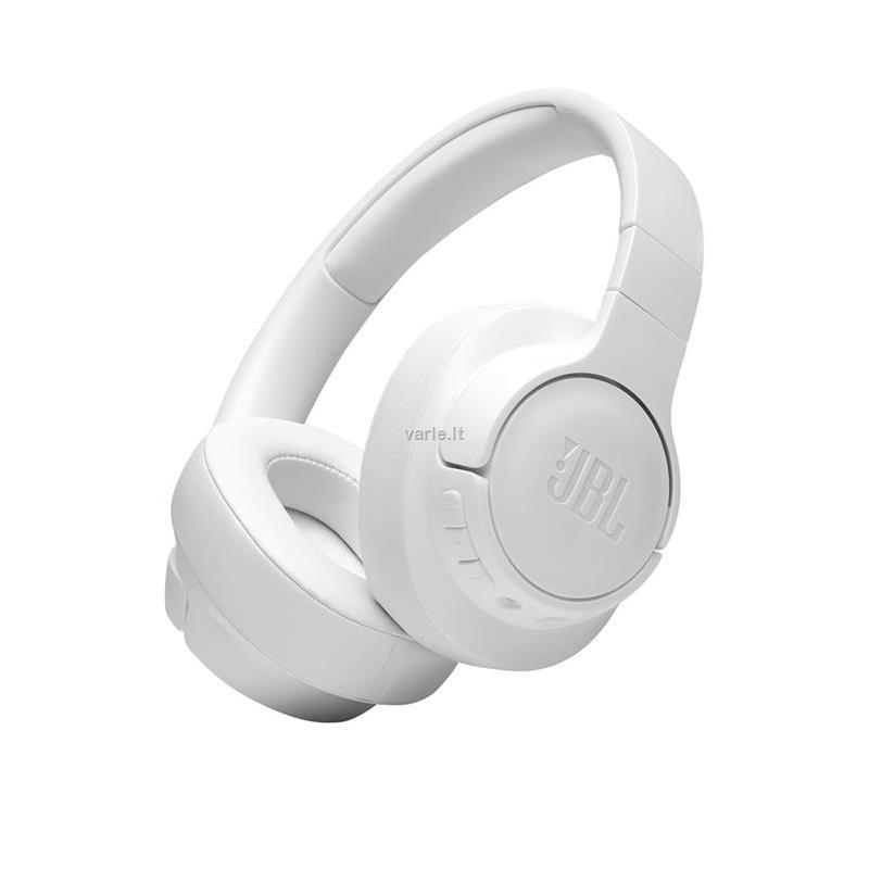 Belaidės ausis apgaubiančios ausinės JBL Tune 710BT, Baltos | Varle.lt