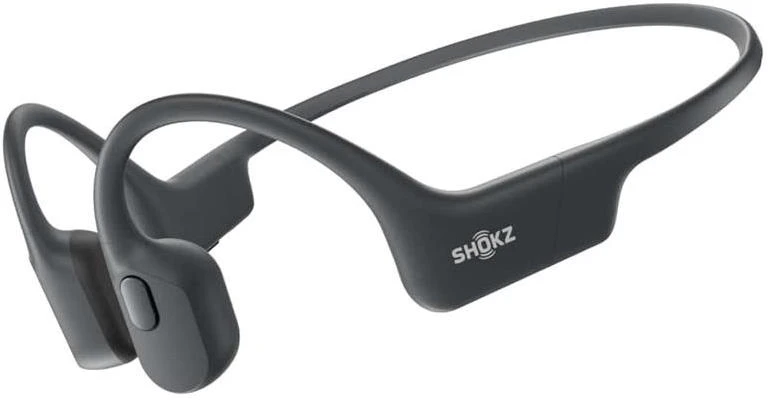 Ausinės Shokz Open Run, USB-C jungtis, Juodos spalvos