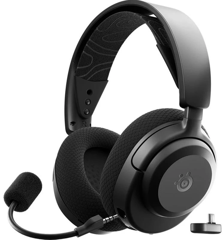 Steelseries Arctis Nova 3X belaidės žaidimų ausinės (juodos)